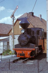 Mai 1985. 99 3312. Oberoderwitz / 99 3312 war von 1978 bis 1994 als Denkmallokomotive in Oberoderwitz aufgestellt. Danach kehrte sie zur Waldeisenbahn Muskau zurück und ist heute sogar wieder betriebsfähig.