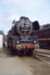 Oktober 1985. 41 1182. Greiz / 41 1182 auf einer Lokomotivausstellung im Bahnhof Greiz.