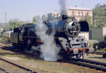 Oktober 1985. 41 1182. Greiz / Lokomotivausstellung im Bahnhof Greiz.