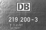 28. September 2002. 219 200. Chemnitz / ''Tag der offenen Tür'' im Bahnwerk (ehem. RAW) Chemnitz.