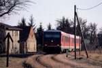 20. März 2005. 928 602. Wedlitz. Wedlitz. Sachsen-Anhalt / Die Strecke Bernburg - Calbe war in keinem guten Zustand, die Geschwindigkeit der Züge war langsam und die Besetzung der Züge schwach.