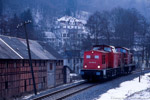 24. Februar 2006. 204 805. Leutenberg. . Thüringen / Auf der Rückfahrt nach Saalfeld waren keine Wagen zu transportieren.