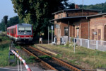 27. Juni 2006. 628 601. Naumburg (Saale). Kleinjena. Sachsen-Anhalt / RB 26964 nach Nebra am Haltepunkt Kleinjena.