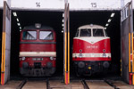 11. Februar 2007. LEG 220 295. 228 749. Arnstadt. . Thüringen / 220 295 und 228 749 im Eisenbahnmuseum Anstadt.