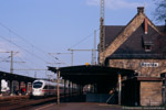 25. März 2007. Baureihe 411. Apolda. Wickerstedt. Thüringen / Ein ICE-T auf der Relation Dresden - Frankfurt durchfährt den Bahnhof Apolda.