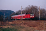 27. März 2007. 143 941. Jena. . Thüringen / Eine Regionalbahn nach Saalfeld kurz vor Erreichen des Haltepunkts Jena-Zwätzen.