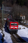 9. März 2015. 143 316. Breitnau. . Baden-Württemberg / 143 316 mit RB 26927 nach ''Seebrugg'' unmittelbar vor der Einfahrt in den Finsterrank-Tunnel.