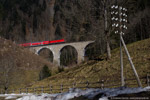 Bild des Monats April 2015. Breitnau. Höllsteig. Baden-Württemberg / RB 26931 von ''Freiburg (Breisgau)'' nach ''Seebrugg'' auf dem Ravenna-Viadukt. 9. März 2015.